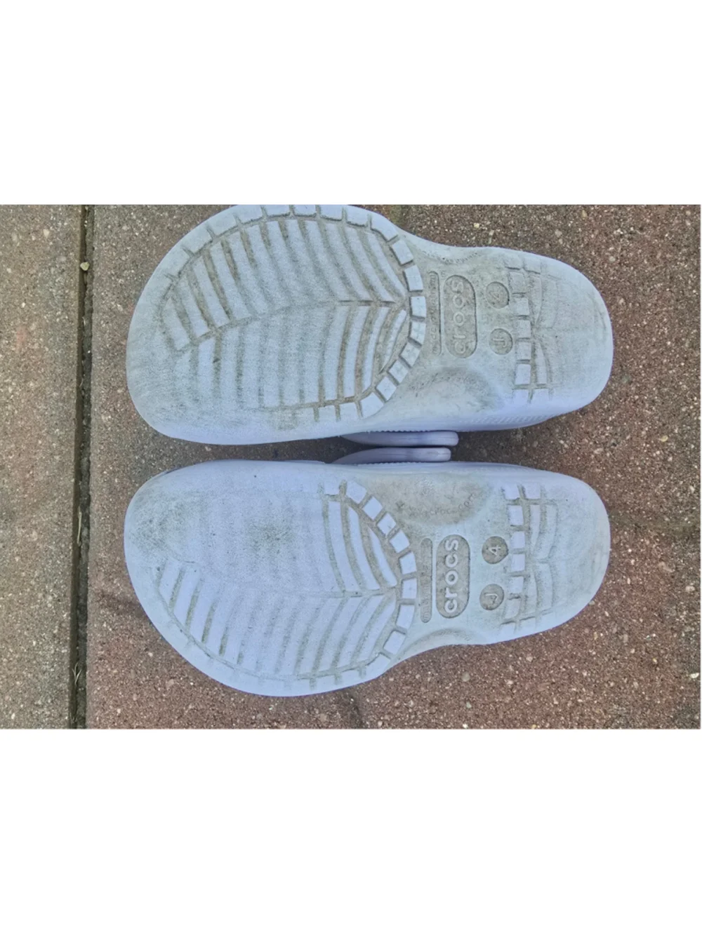 Girl''s Crocs Lavender Clogs Size J4